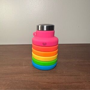 Mayim Collapsible 500mL / 17oz Silicone Water Bottle Neon Brights